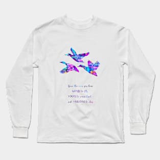 Flying ducks Long Sleeve T-Shirt